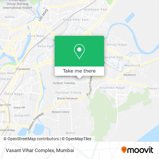 Vasant Vihar Complex map