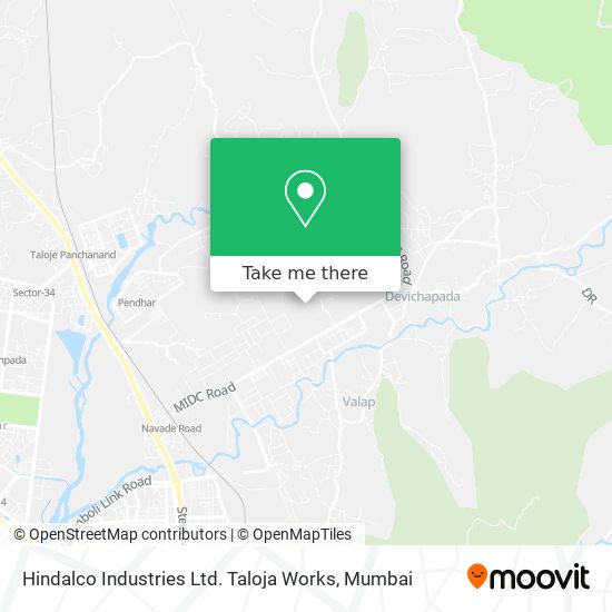 Hindalco Industries Ltd. Taloja Works map