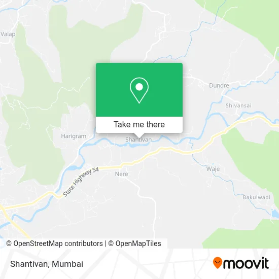 Shantivan map