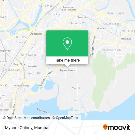 Mysore Colony map