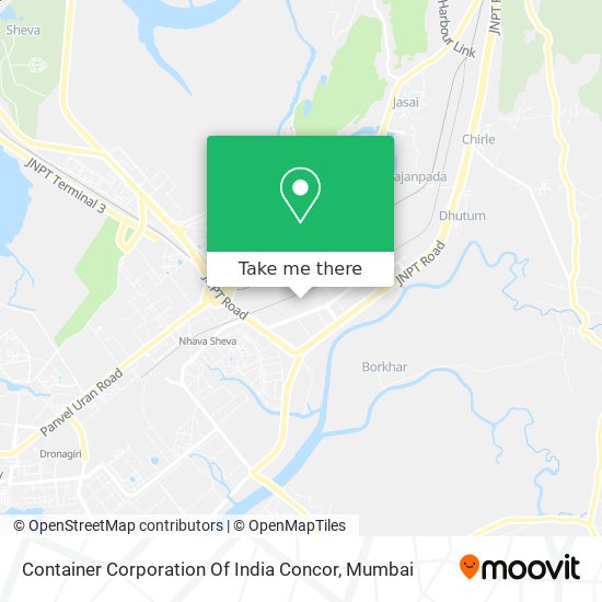 Container Corporation Of India  Concor map