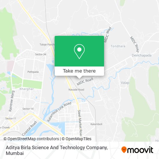 Aditya Birla Science And Technology Company map