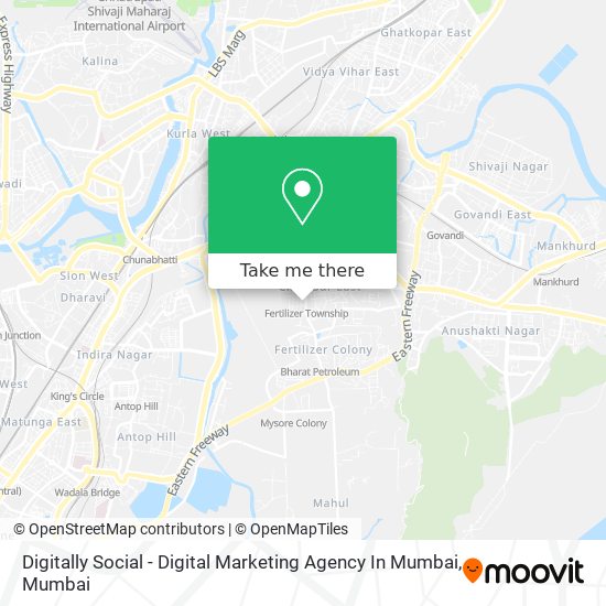 Digitally Social - Digital Marketing Agency In Mumbai map
