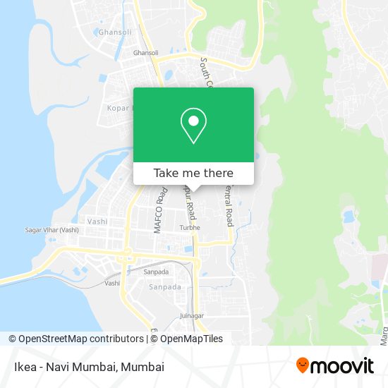 Ikea - Navi Mumbai map