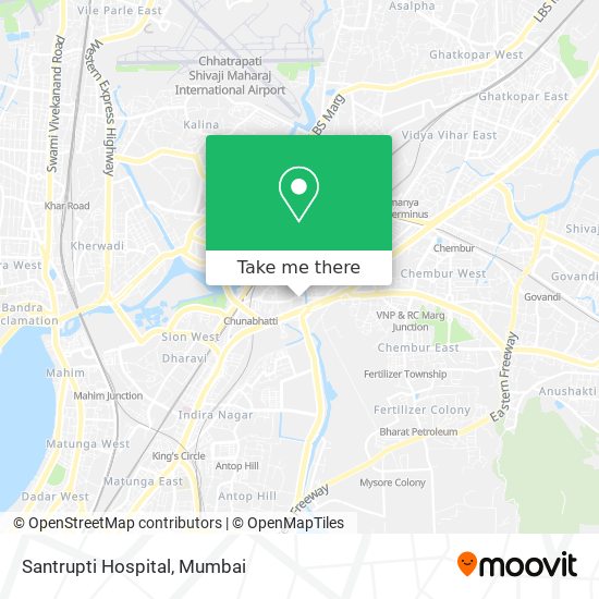 Santrupti Hospital map