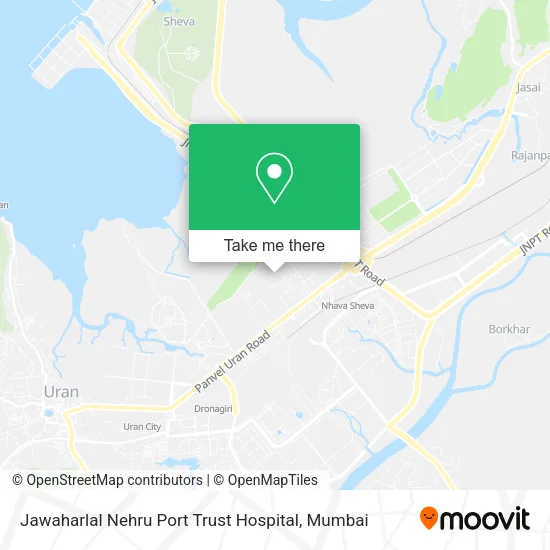 Jawaharlal Nehru Port Trust Hospital map