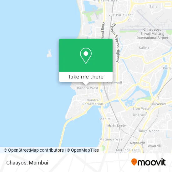 Chaayos map