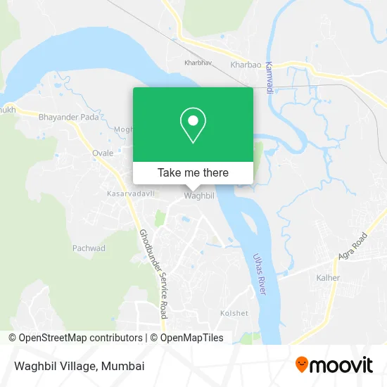 Waghbil Village map