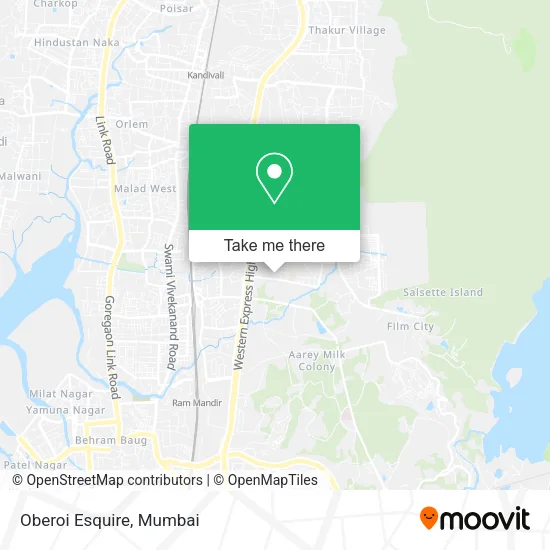 Oberoi Esquire map
