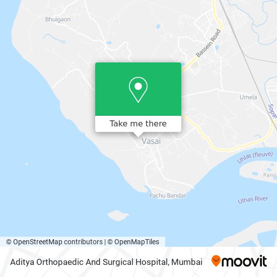 Aditya Orthopaedic And Surgical Hospital map