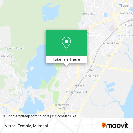 Vitthal Temple map