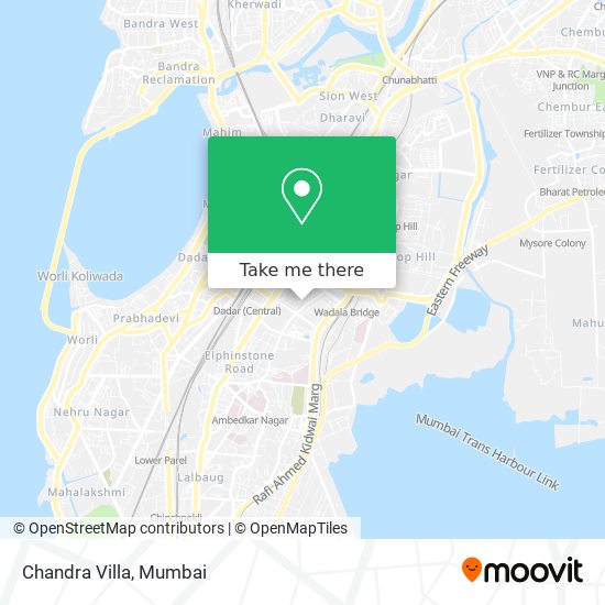 Chandra Villa map