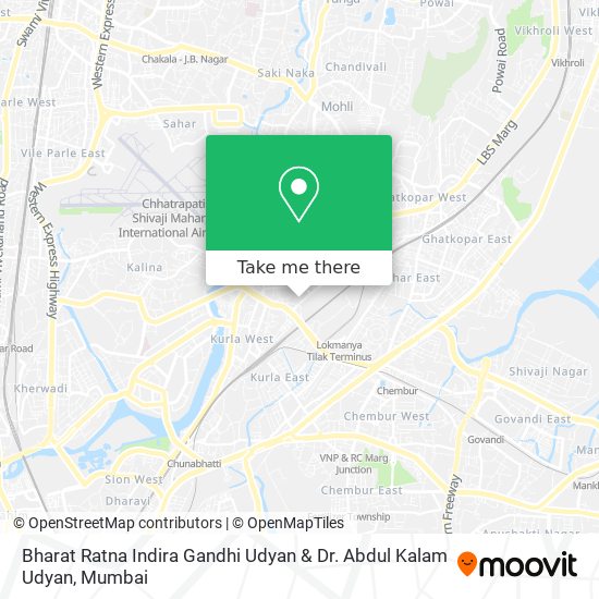 Bharat Ratna Indira Gandhi Udyan & Dr. Abdul Kalam Udyan map