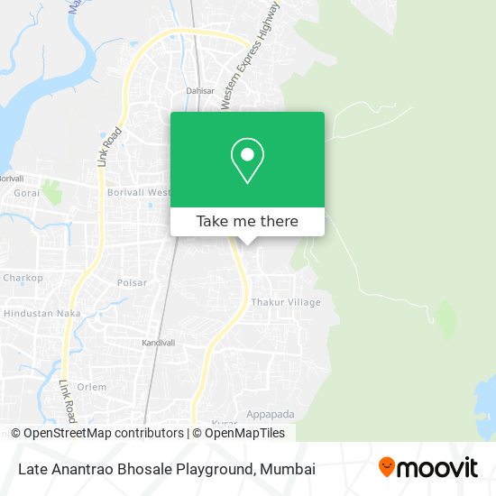 Late Anantrao Bhosale Playground map