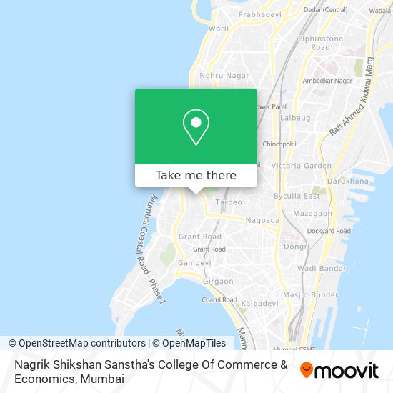 Nagrik Shikshan Sanstha's College Of Commerce & Economics map