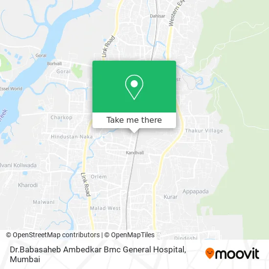 Dr.Babasaheb Ambedkar Bmc General Hospital map