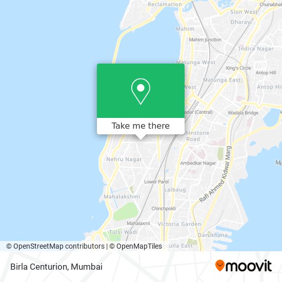 Birla Centurion map