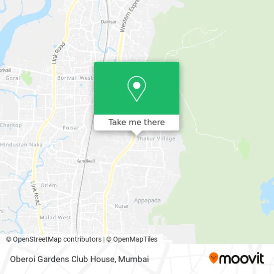 Oberoi Gardens Club House map