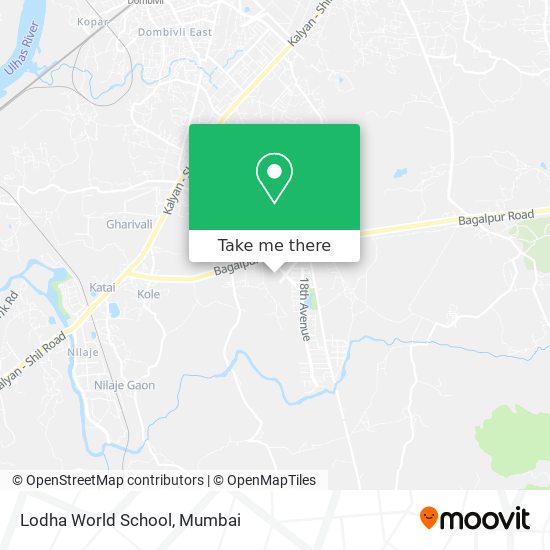 Lodha World School map