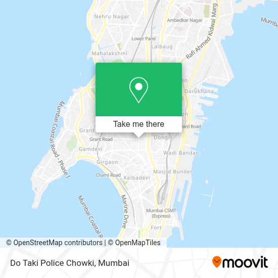 Do Taki Police Chowki map