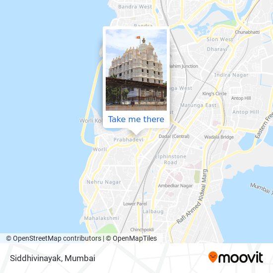 Siddhivinayak map