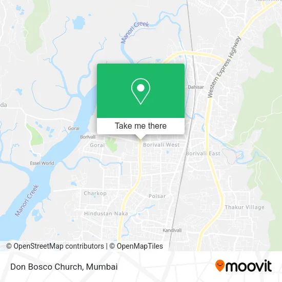 Don Bosco Church map