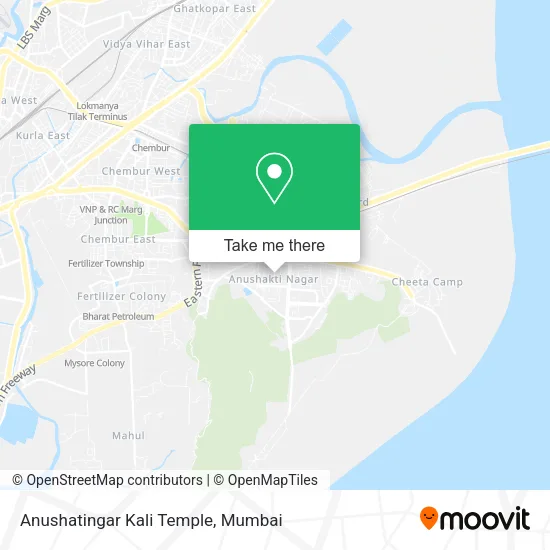 Anushatingar Kali Temple map