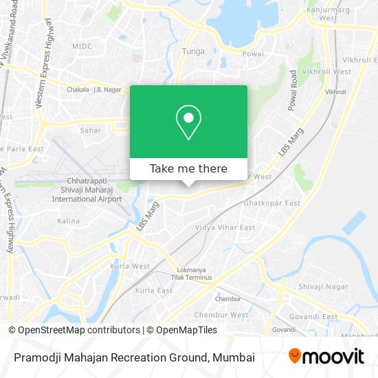 Pramodji Mahajan Recreation Ground map