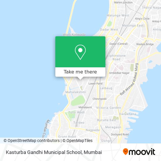 Kasturba Gandhi Municipal School map