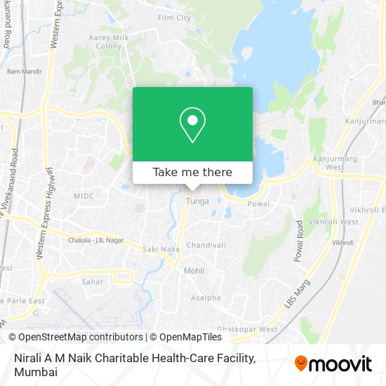 Nirali A M Naik Charitable Health-Care Facility map