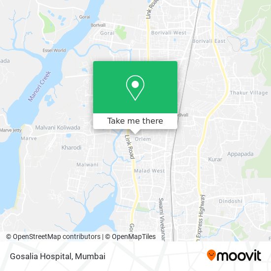 Gosalia Hospital map