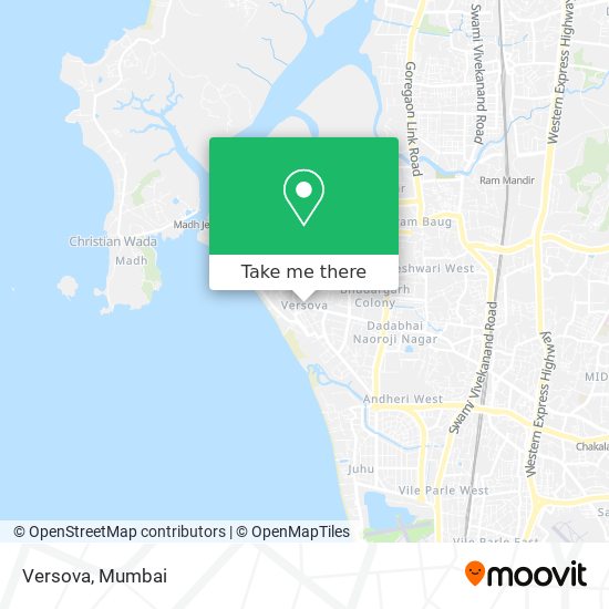 Versova map