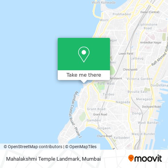 Mahalakshmi Temple Landmark map