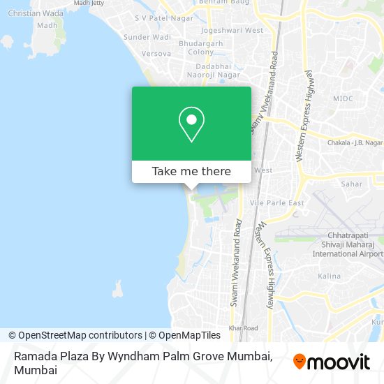 Ramada Plaza By Wyndham Palm Grove Mumbai map