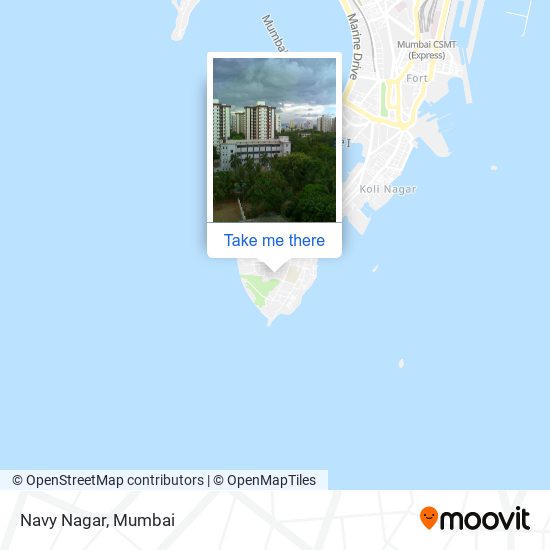 Navy Nagar map