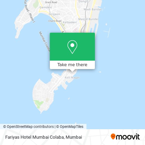 Fariyas Hotel Mumbai Colaba map