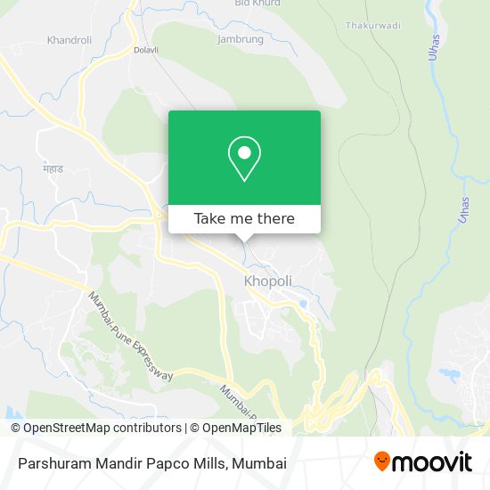 Parshuram Mandir Papco Mills map