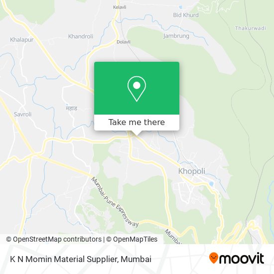 K N Momin Material Supplier map