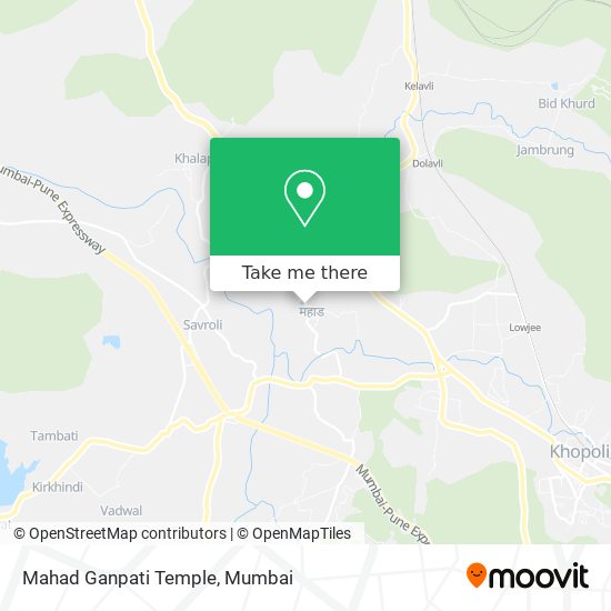 Mahad Ganpati Temple map