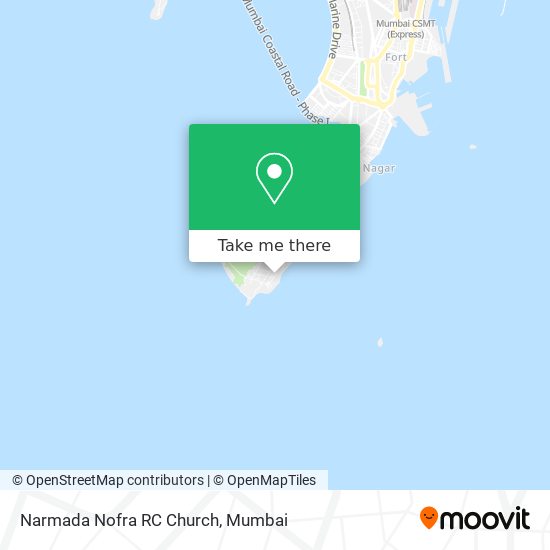 Narmada Nofra RC Church map