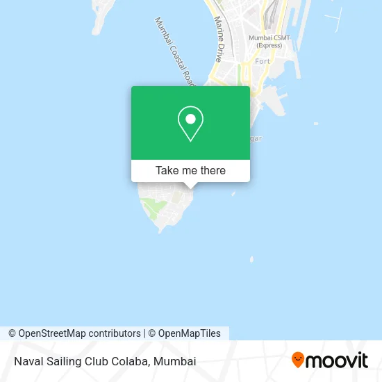 Naval Sailing Club Colaba map