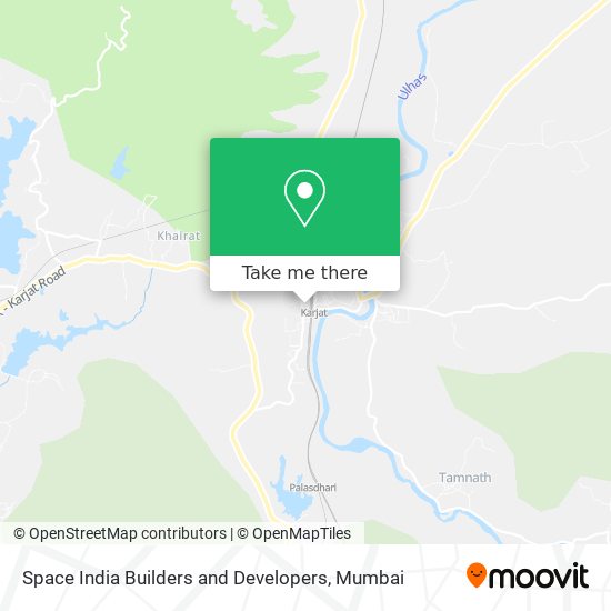Space India Builders and Developers map