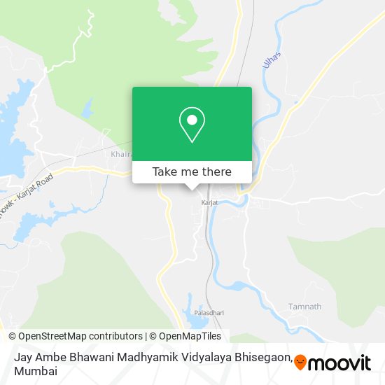 Jay Ambe Bhawani Madhyamik Vidyalaya Bhisegaon map