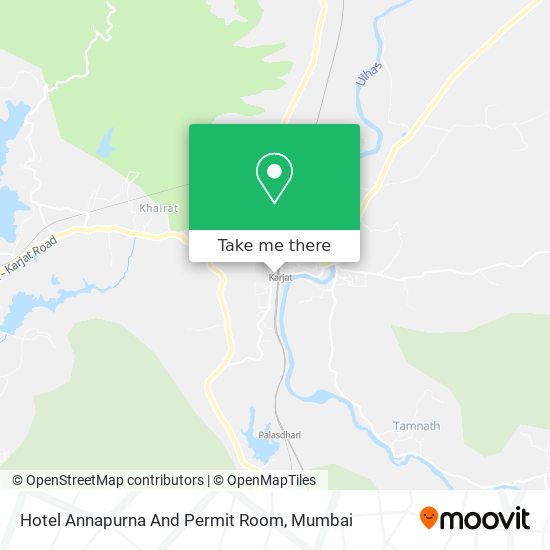 Hotel Annapurna And Permit Room map