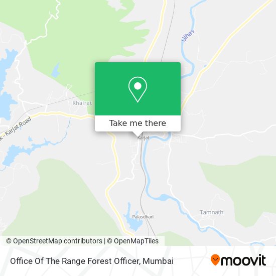 Office Of The Range Forest Officer map