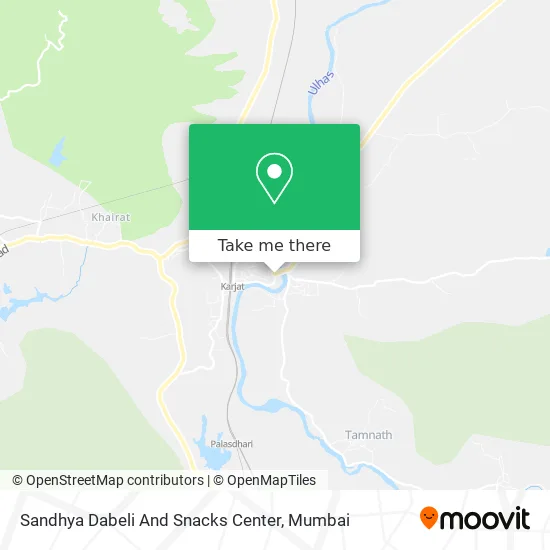 Sandhya Dabeli And Snacks Center map