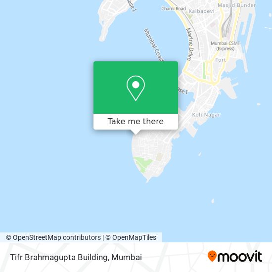 Tifr Brahmagupta Building map