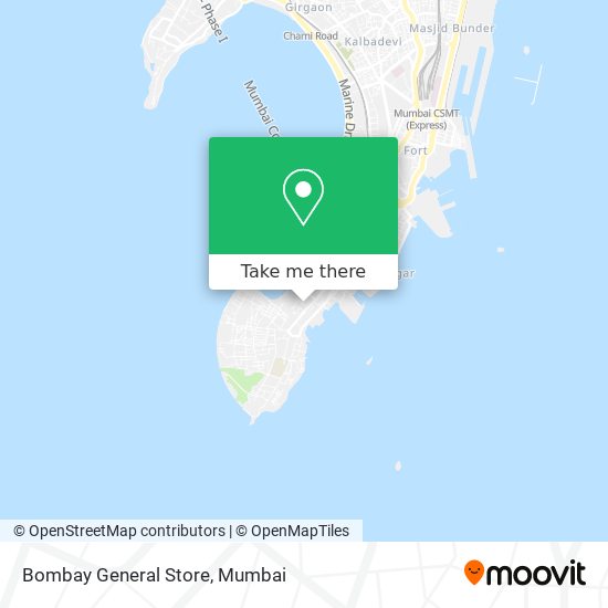 Bombay General Store map