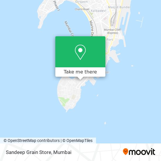 Sandeep Grain Store map