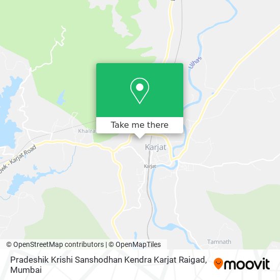 Pradeshik Krishi Sanshodhan Kendra Karjat Raigad map